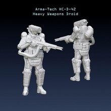 schwer Waffen Droide futuristisch Miniaturen Roboter Wargaming Charakter scifi Tischplatte Cyberpunk 28mm 35mm 3d print model - Mito3D