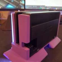 nintendo switch dock sleeve plexi insert 3d print model - Mito3D