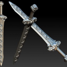 royal espada juguetes juegos 3d print model - Mito3D