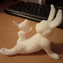 hare mick sparrow hare sparrow 3d print model - Mito3D