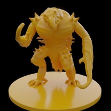 gancho Horror monstro caverna underdark monstruosidade 3d print model - Mito3D