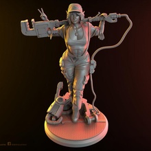 panier décembre 2019 Patreon Libération jouets Jeux elfe fantaisie femelle échelle sexy femme scifi ingénieur mech nsfw 10th 14th 140mm sfw 3d print model - Mito3D