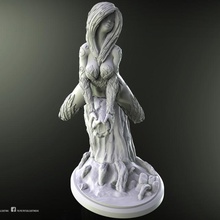 autumn- february 2020 patreon release toys & games dragons dungeons female forest scale sexy woman nymph nsfw d&d dnd 10th 14th dryad sfw 3d print model - Mito3D