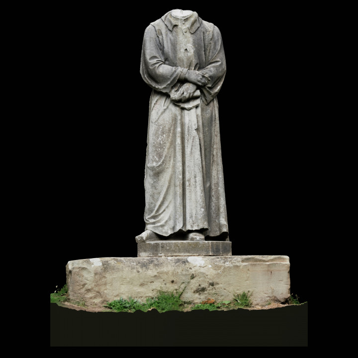 Kristall Palast kopflos dante Scan London Statue 3dprintable srystalpalace 3D print model - Mito3D