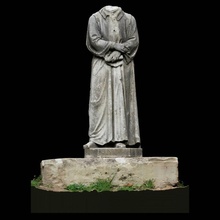 kristal Saray başsız Dante taramak Londra heykel 3dprintable Kristal 3d print model - Mito3D