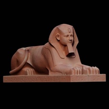 crystal palace sphinx scan london sculpture 3dprintable crystalpalace 3d print model - Mito3D