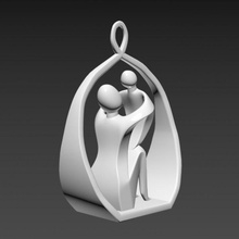 mother's day tree decoration christmas cute mother xmas child family 3d print model - Mito3D