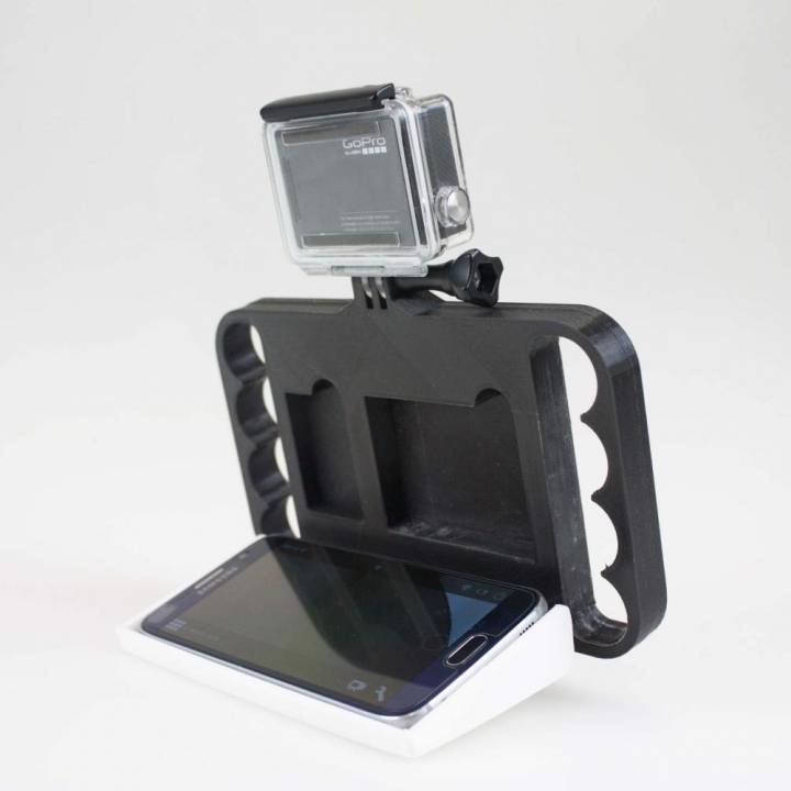 gopro dashboard gadgets & electronics iphone camera samsung tray wifiremote removur1 filming 3D print model - Mito3D