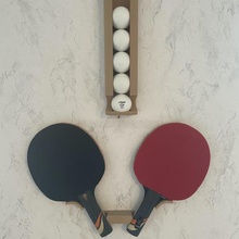 tabela tênis acessórios suporte ping pong equipamento pingue pongue mesa titular bola base banho 3d print model - Mito3D