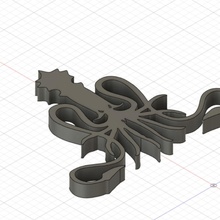 casa greyjoy emblema juego Kraken tronos sigilo Poniente hierro pala di islas Pyke il trono 3d print model - Mito3D