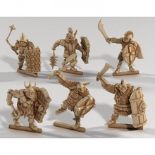 orc army solders - 6x orcs weapons shields armour dragons dungeons fantasy goblin medieval sword war tabletop ogre 28mm pathfinder 32mm ttrpg 5e 1e osr slotta 3d print model - Mito3D