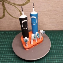 oral Stand oralb bstand Mundbehälter 3d print model - Mito3D
