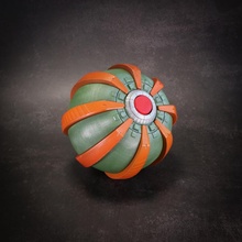 citrouille grenade jouets Jeux vert soutenir cosplay Orange Goblin 3d print model - Mito3D