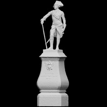 monumento Paolo gatchina scansione scultura Russia 3dprintable 3d print model - Mito3D