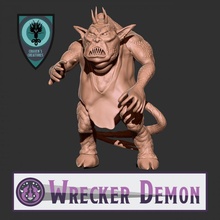 wrecker demon toys & games devil rpg d&d pathfinder ttrpg pathfinder2 abrikandilu 3d print model - Mito3D