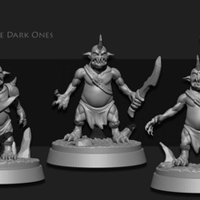 dark imps toys & games fantasy miniature scifi wargame foundry demons daemons tabeltop sarks 3d print model - Mito3D
