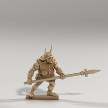 orc army soldier - smaghed hunched toys & games 3d print model - Mito3D