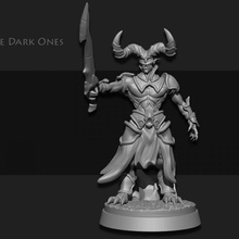 dark lord toys & games fantasy miniature scifi tabletop wargame foundry demons daemons sarks 3d print model - Mito3D