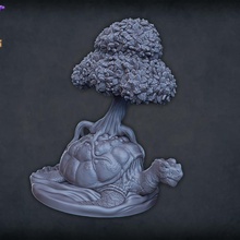 aspidochelone brinquedos jogos fdm gigante tartaruga miniatura resina dnd ilha dnd5e tortuga 3d print model - Mito3D