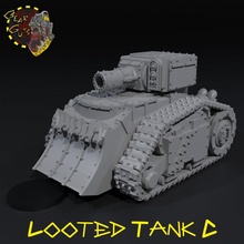 looted tank toys & games 40k orc ork tank treads looted broozer