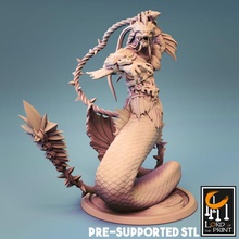 Triton Peitsche Spielzeuge Spiele Kreatur Fisch Monster Merrow 3d print model - Mito3D