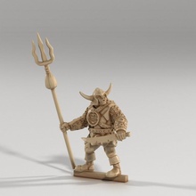 orc army soldier - torgan trident toys & games dragons dungeons goblin mini monster sword dungeonsanddragons tabletop ogre 28mm dnd medusa pathfinder 32mm frostgrave 5e warband slotta 3d print model - Mito3D