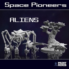 alien species aether - space pioneers collection toys & games 3d print model - Mito3D