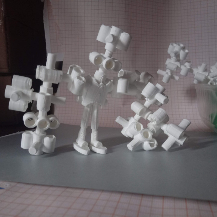 modorituk architecture art modular biology protein toyart constructive 3D print model - Mito3D