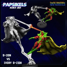 b-zion ivory toys & games hero rpg superhero super cyberpunk 3d print model - Mito3D