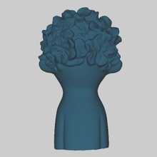 Blume Haar Junge Skulptur 3d print model - Mito3D