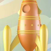 dreamo's rocket toys & games 3d print model - Mito3D