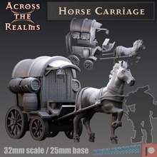 Pferd Wagen Spielzeuge Spiele 3d print model - Mito3D