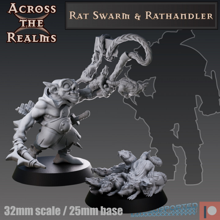rat handler swarm toys & games goblin 3D print model - Mito3D