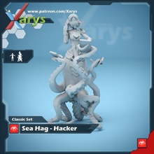 sea hag - hacker toys & games witch underwater 3d print model - Mito3D