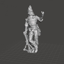 bandit - endless fantasy tactics toys & games miniature male rogue thief 3d print model - Mito3D