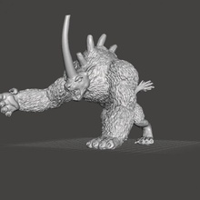 behemoth - endless fantasy tactics toys & games monster miniature 3d print model - Mito3D