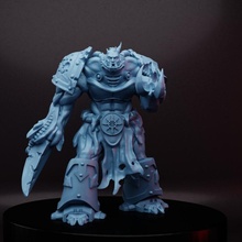 mutated sci-fi kinght 1 toys & games 40k warhammer chaos spacemarines astartes mutilators infinitary 3d print model - Mito3D