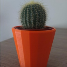 Mini Kaktus Topf 3d print model - Mito3D