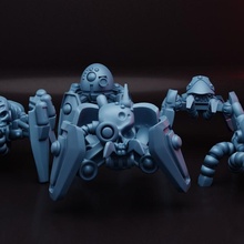 cyber spiders toys & games 40k sci-fi warhammer necromunda 3d print model - Mito3D