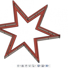 molde estrela 3d print model - Mito3D