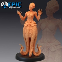 octomaid claws octopus mermaid underwater encounter water monster toys & games creature fantasy female medieval rpg sea warhammer tabletop dungeon dnd pathfinder npc 3d print model - Mito3D