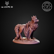 enfield fox toys & games creature cute monster rpg miniature tabletop minis dnd 3d print model - Mito3D