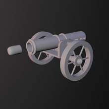cañón 1812 tablero juegos juguetes mesa thenapoleonicwars 3d print model - Mito3D