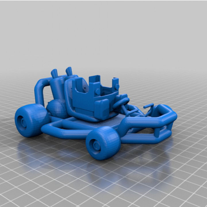 Lego Mario Wagen 3D print model - Mito3D