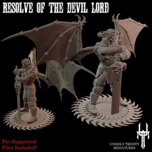 diabo senhor heróico Abredax brinquedos jogos demônio líder monstro inimigo chifrudo 3d print model - Mito3D