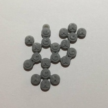 teobromina ciondolo gioielli scienza molecola cioccolato chimica 3d print model - Mito3D