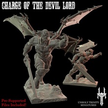devil lord - charge abredax toys & games 3d print model - Mito3D