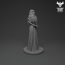 light elf toys & games figure figurine viking woman miniature norse 3d print model - Mito3D