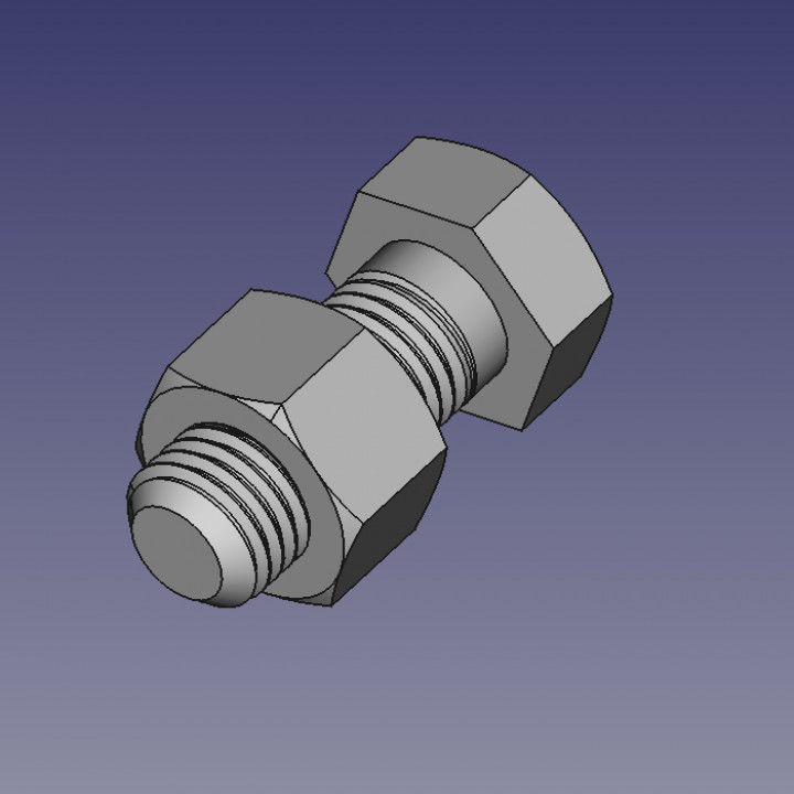 m16 Bolzen Nuss Gadget Werkzeuge Schrauben 3D print model - Mito3D