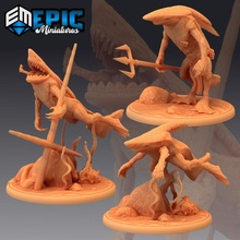 wereshark ensemble terrible Humain requin l'eau monstre collection jouets Jeux fantaisie poisson médiéval rpg mer marteau guerre ennemi table 3d print model - Mito3D